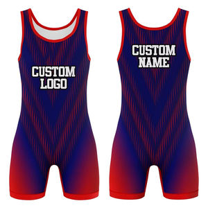 Ropa Deportiva de la Mejor Calidad, Singletes de Lucha Libre con Estampado Único, Hechos en Fábrica, Singletes de Lucha Libre para Entrenamiento - Product Image 1