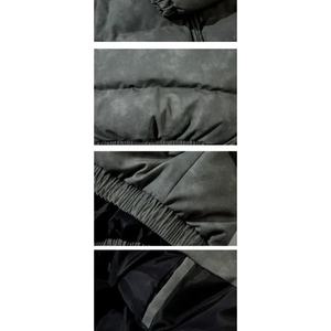 Blousons d'hiver unisexes en gros, imprimés effet délavé, haute qualité, designs personnalisés, en cuir imperméable - Product Image 5