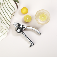 Presse-citron en aluminium de qualité supérieure, presse-agrumes manuel en métal robuste, multifonction, lavable, facile à nettoyer, poignée ergonomique