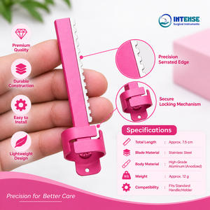 Rasoir ergonomique à prise ergonomique pour l'épilation, rasoir de précision professionnel pour une peau lisse, rasoir pour salon - Product Image 4