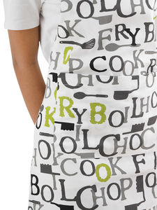 Tablier en coton tissé avec 2 poches, design léger et écologique, lavable en machine, respirant, résistant à l'eau, pour la cuisine et le quotidien - Product Image 2