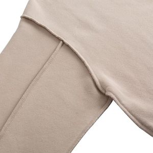 Sweat-shirt court en molleton pour femme, à manches longues, avec personnalisation de marque, séchage rapide, léger, fabriqué en usine OEM - Product Image 2