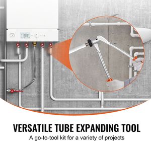 Espansore Manuale Professionale per Tubi PEX da 1/2'', 3/4'', 1'' OD con 3 Teste di Espansione per Tubazioni PEX - Product Image 6