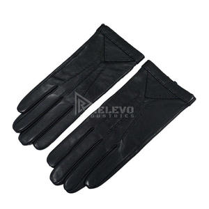 Gants de travail en cuir résistant à l'abrasion, en cuir de vachette, robustes, équipement de sécurité pour les mains, paume en cuir renforcé, gants de travail avec logo personnalisé - Product Image 4