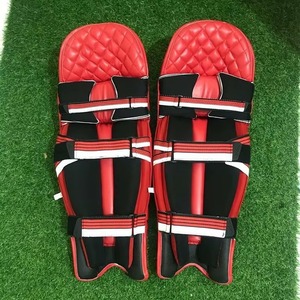 Wholesale Durable Lightweight PU Cricket Batting Leg Guards Adjustable Multi-Colour Knee Pads Custom LOGO Cricket Safety 2026 - Product Image 2