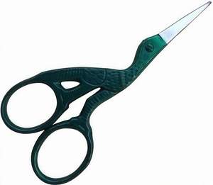 Ciseaux Stork Premium pour la broderie, la couture et les loisirs créatifs, en acier inoxydable, design élégant, cadeaux parfaits pour les artisans - Product Image 2