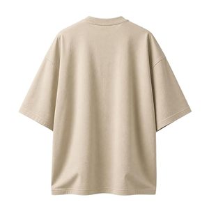 T-shirt pour homme à coupe classique en jersey tricoté épais avec coutures renforcées, qualité industrielle, indispensable au quotidien - Product Image 1