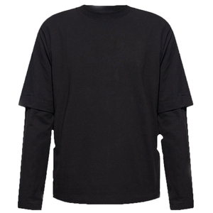 เสื้อยืดผู้ชายคอตตอน 100% 280gsm ล้างสีแบบแอซิดวอช แขนเสื้อสองชั้น รุ่นใหม่ปี 2024 แบบสั่งทำพิเศษ - Product Image 1