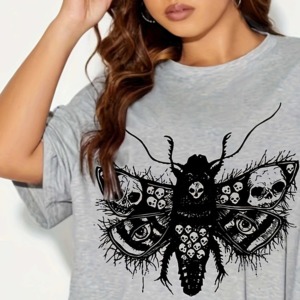 T-shirts décontractés surdimensionnés pour femmes, respirants, infroissables, personnalisables, de haute qualité, 100 % coton, manches courtes, col rond, tricotés - Product Image 6