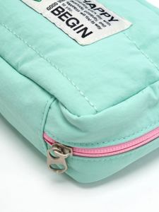 Sac cosmétique en nylon résistant à l'eau léger et durable pliable portable mode capacité moyenne fermeture à glissière - Product Image 5