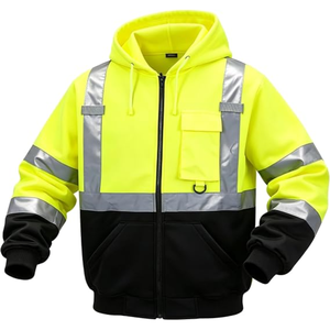 Chaleco de Seguridad de Alta Visibilidad Reflectante para Trabajadores de la Construcción, Sitios Industriales, Obras Viales y Más - Product Image 5