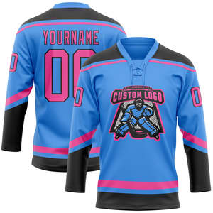 Camiseta de Hockey Sublimada para Equipo, 100% Poliéster, Ropa Deportiva Casual de Manga Larga, Sudadera con Diseño Personalizado para Uso en Equipo - Product Image 2