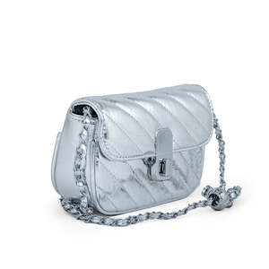 Silver Formal P24123 Clutch Elegant Chain & Link <b>Bracelets</b> - Product Image 2