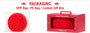 Cojín de Peluche con Forma de Sandía, Almohada Suave, Decoración para Sofá/Cama, Regalo, Juguete para Abrazar para Niños, Venta al Por Mayor OEM - Product Image 5