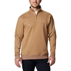 Wholesale High Quality Stand Collar Quarter Zip <b>Pullover</b> O Neck Sweatshirt <b>Pullover</b> <b>Men</b> Fleece Sweatshirts OEM Serviced Hoodies - Product Image 1