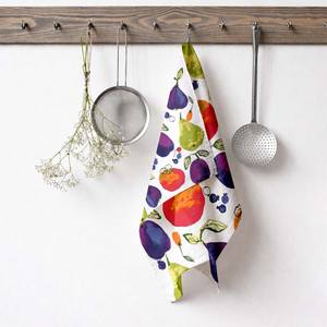 Collection Premium de torchons de cuisine imprimés de légumes, torchons personnalisés, torchons de cuisine à séchage rapide - Product Image 1