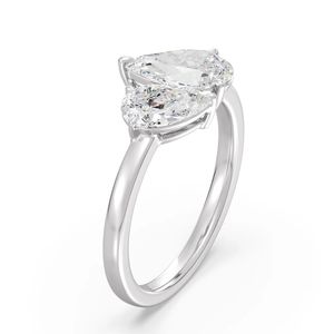 Bague double poire Toi et Moi - Product Image 4