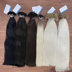 Vente en gros prix extensions de cheveux humains kératine pointe cheveux plat pointe saine cuticule cheveux en stock prêt à expédier - Product Image 3