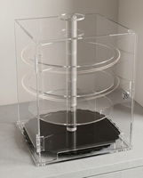 Nouvelle Armoire de Rangement Cosmétique Moderne en Acrylique Personnalisable, Lavable, Facile à Assembler, Autoportante, Transparente, Présentoir Haut de Gamme