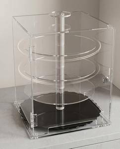 Nuevo Mueble de Almacenamiento de Cosméticos de Acrílico Personalizado, Moderno, Lavable, Fácil de Montar, Transparente, con Estante de Exhibición Alto - Product Image 3