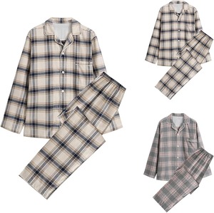 Ensemble de pyjama d'hiver classique très demandé, ensemble de pyjama thermique chaud pour hommes, femmes et adolescents, disponible au prix d'usine - Product Image 1