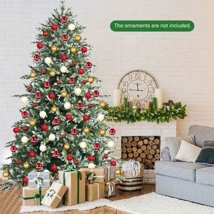 Albero di Natale Artificiale in Abete con Cerniere, 2,4 Metri, Punte Miste in PE e PVC - Product Image 2