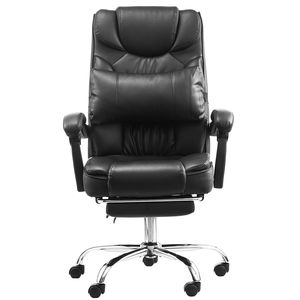 Sedia da Ufficio Ergonomica Direzionale con Capacità di 136 kg, Regolazione dell'Altezza, in Pelle PU, con Supporto Lombare - Product Image 3