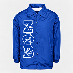 เสื้อโค้ชแบบกำหนดเอง Crossing Line greek Sigma Phi Gamma Rho Alpha Beta Zeta Theta อุปกรณ์สำหรับชมรมนักเรียนหญิง ผู้ผลิตและจำหน่ายสินค้าคุณภาพ - Product Image 6