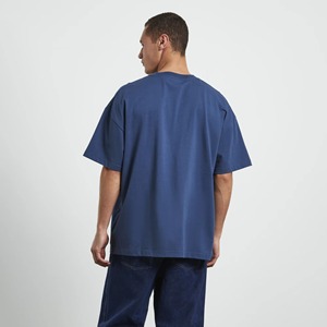 T-shirts décontractés pour hommes, coupe classique, manches courtes, 100 % coton jersey, devant uni, respirant, séchage rapide, col rond - Product Image 5