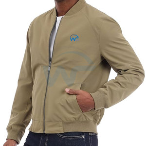 High Quality Winter Stand Collar Bomber <b>Jacket</b> Premium Quality Elegant Style <b>Fleece</b> <b>Lining</b> Breathable for Outdoor Street Wear - Product Image 4