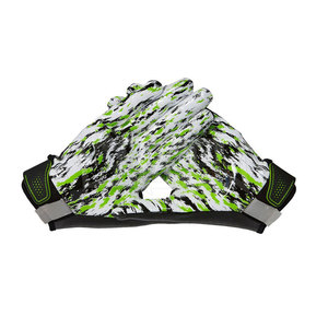 Nouveauté, gants de football américain en cuir de haute qualité avec sangle de poignet réglable, imperméables et antidérapants, protection des mains - Product Image 3