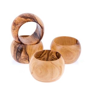 Porta Servilletas Redondo de Madera para Mesa de Comedor, Bodas, Fiestas, Restaurantes, Hoteles, Resorts, Banquetes y Decoración de Catering - Product Image 4