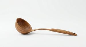 Wholesale Eco-Friendly Solid Wood Soup Ladle Custom Logo Long Handle Wooden Kitchen <b>Cooking</b> Spoon Utensil - Product Image 5