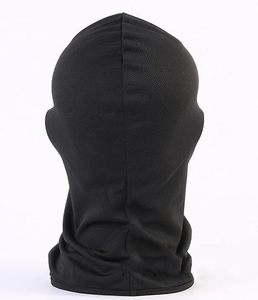 Masque Balaclava Unisexe Noir Intégral Respirant Imperméable Extérieur Spandex Polyester Couleur Unie Décontracté Couvre-tête Adulte - Product Image 3