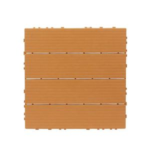 27 Pack Plastic Interlocking Deck Tiles 11.4"x11.4" Waterproof Flooring for Indoor Outdoor Patio 27 Pack 11.4"x11.4" Decking - Product Image 2