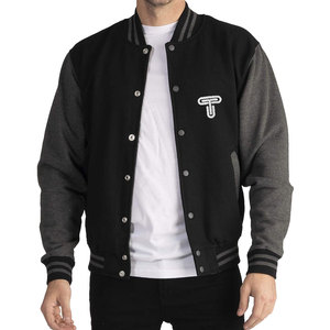 Custom New Premium Varsity <b>Jacket</b> for Men Long Sleeve Streetwear Sportswear Stand <b>Winter</b> Baseball <b>Jacket</b> Factory Price <b>Cheap</b> - Product Image 5