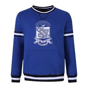 เสื้อสเวตเชิ้ตคอกลมลายตราสัญลักษณ์สีน้ำเงิน Phi Beta Sigma สำหรับผู้ชาย ทรงพอดีตัว ผ้าพรีเมียม เสื้อผ้าสำหรับสมาคมพี่น้องชาวกรีก - Product Image 2