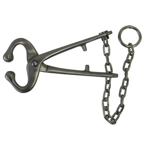 Bull Nose <b>Holder</b> Stainless Steel Veterinary Animal Restraint Tool Durable Livestock Handling Equipment Farm <b>Control</b> Device - Product Image 1