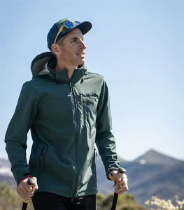 เสื้อแจ็คเก็ตซอฟต์เชลล์ไซส์ใหญ่สำหรับผู้ชาย คุณภาพสูง กันน้ำ บุซับในหนา อุ่นสบาย เหมาะสำหรับฤดูหนาวและกิจกรรมกลางแจ้ง - Product Image 6