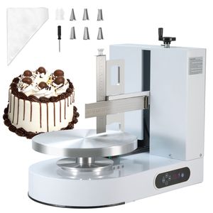 Macchina Elettrica per Decorazione Torte a Basso Rumore con Piattaforma Girevole per Spalmare Crema e Glassare, Regolabile per Rivestimento e Spalmatura - Product Image 1