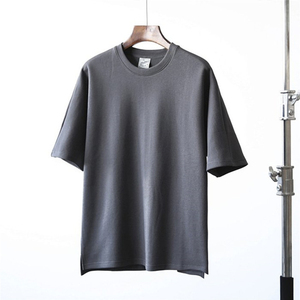 Nouvelle collection Printemps-Été – T-shirt ample vintage personnalisé pour homme en jersey 100 % coton biologique brodé, respirant et écologique - Product Image 6