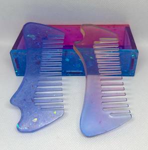 Tradebyd Handmade Resin Comb Elegant Hair Styling <b>Tool</b> for Women Men Salon and Barber Use - Product Image 1