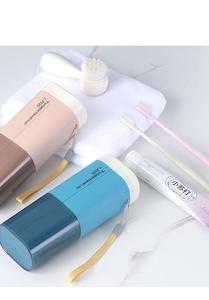 Portable Waterproof Travel <b>Toothbrush</b> Holder <b>Case</b> Wash Cup Plastic Storage Organizer for Business Trip School HOTEL HOME - Product Image 6