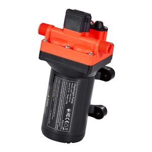 Pompa Acqua a Diaframma Autoadescante a 4 Camere 12V DC 6 GPM (22.7 L/min) con Pressostato Automatico 70 PSI Max per Uso Marino - Product Image 1