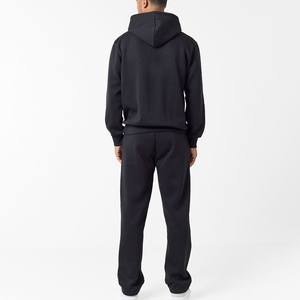 Affordable Price Cotton Fleece Oversized Drop Shoulder <b>Pullover</b> Hoodie Jogger Tracksuit Set Custom Streetwear for <b>Men</b> - Product Image 2