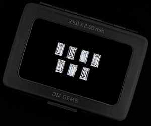 1.00 CT 3.5X2.0 MM, Diamante de corte baguette, Diamante de corte fantasía cultivado en laboratorio, Diamante blanco CVD-HPHT, Diamante transparente para joyería (7 PIEZAS) - Product Image 5