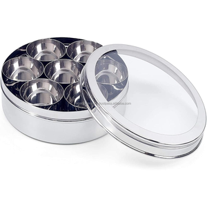 Factory Directly Hot Selling Metal Stainless Steel <b>Spice</b> <b>Jar</b> Set Dust Resistant Food Grade Dishwasher Safe Microwave Safe - Product Image 2