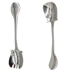 Ensemble de couverts en acier inoxydable tendance, design durable, prêt pour les fêtes, qualité supérieure, intemporel, tons chauds, élégant, pour toute l'année - Product Image 2