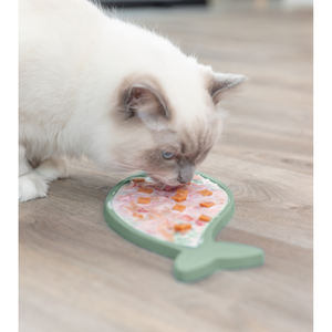 Lick'n'Snack 28 cm Petrol Blue Silicone Placemat Premium <b>Pet</b> <b>Mats</b> & <b>Pads</b> - Product Image 5