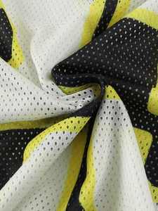 Maillot de football surdimensionné personnalisé jaune et noir 23 unisexe en mesh, style streetwear, fournisseur USA OEM - Product Image 5